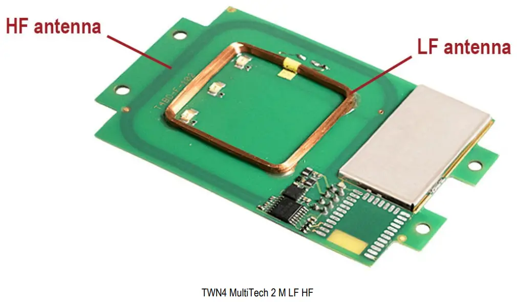 ELATEC TWN4 MULTITECH 2 M LF HF RFID Reader or Writer for HF 13.56 MHz - Antennas