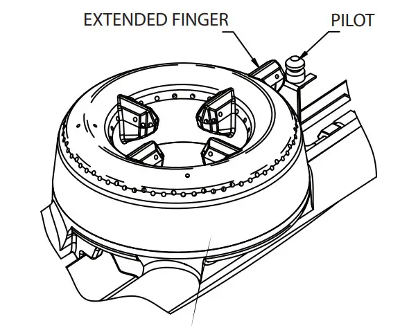 SunFire X60-6R24RS Liquid Propane 60 Inch Wide 6-Burner 24 Inch Wide Raised Griddle Broiler - Burners