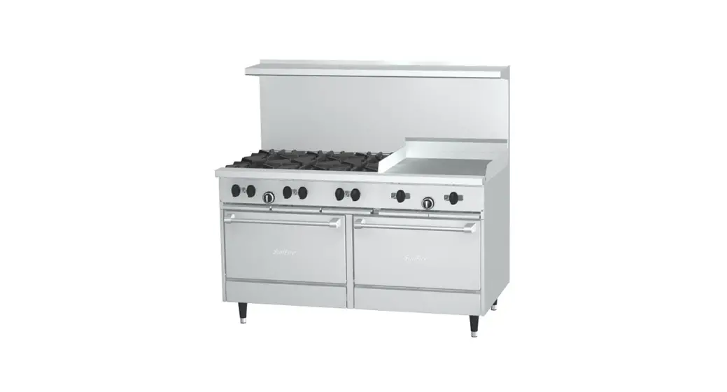 Sunfire X60-6r24rs Liquid Propane 60 Inch Wide 6-burner 24 Inch Wide Raised Griddle Broiler Instruction Manual Sunfire X60-6r24rs Liquid Propane 60 Inch Wide 6-burner 24 Inch Wide Raised Griddle Broiler Instruction Manual