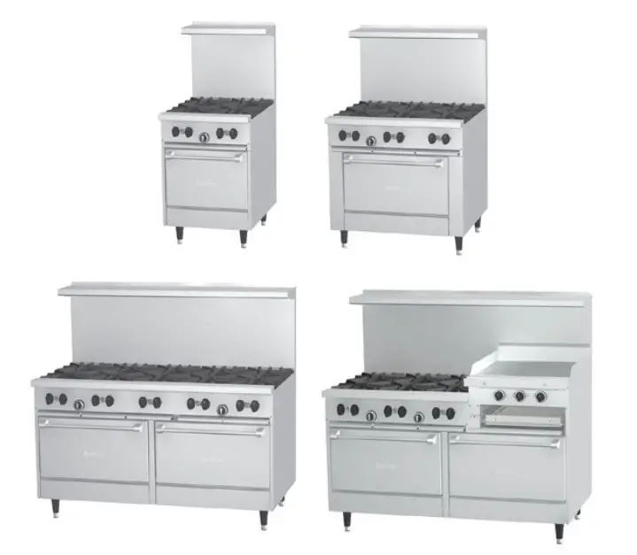 SunFire X60-6R24RS Liquid Propane 60 Inch Wide 6-Burner 24 Inch Wide Raised Griddle Broiler