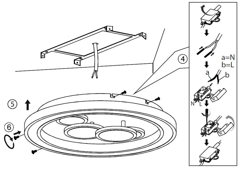 Paul Neuhaus 6284-16 Eliza LED Ceiling Light 03