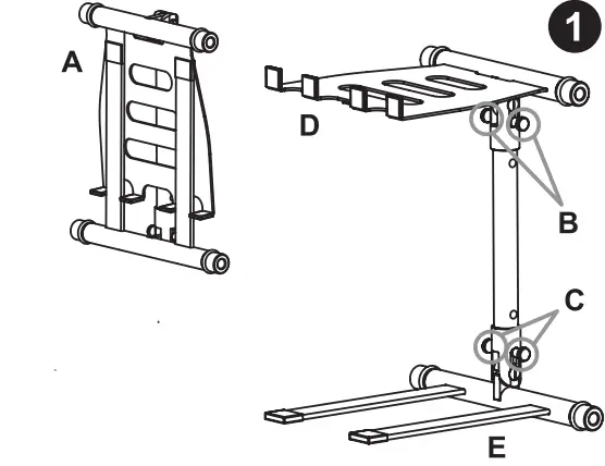 OMNITRONIC-SLR-X-DJ-Notebook-Stand-fig-1