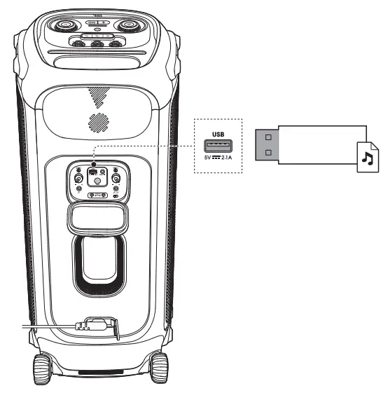 JBL PARTYBOX 710 Powerful Sound Party Speaker - fig 5