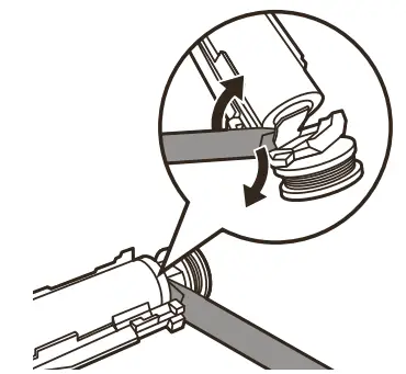 PHILIPS 1000, 2000 Series Sonic Care - Insert the screwdriver