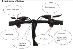 Instruction of buttons