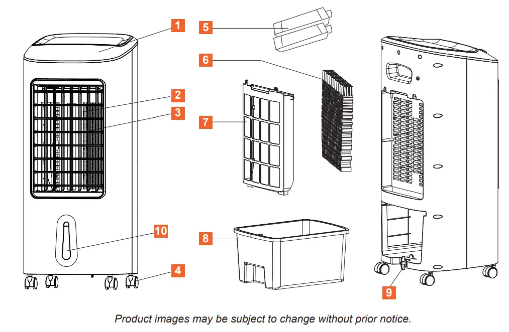 DUTCH ORIGINALS ELECTRONICS DO CH ACL070DRT Mobile Air Conditioner -Fig