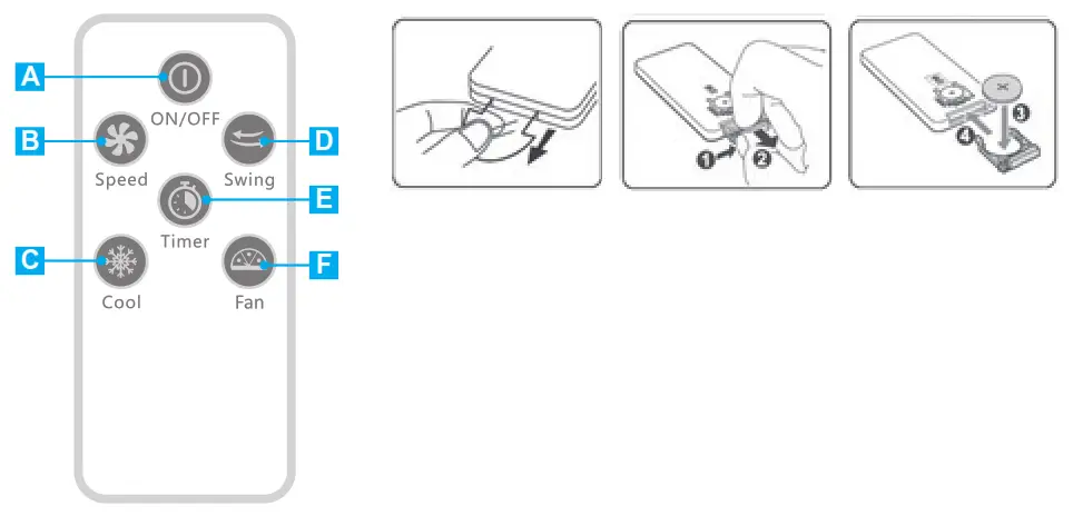 DUTCH ORIGINALS ELECTRONICS DO CH ACL070DRT Mobile Air Conditioner - Remote control