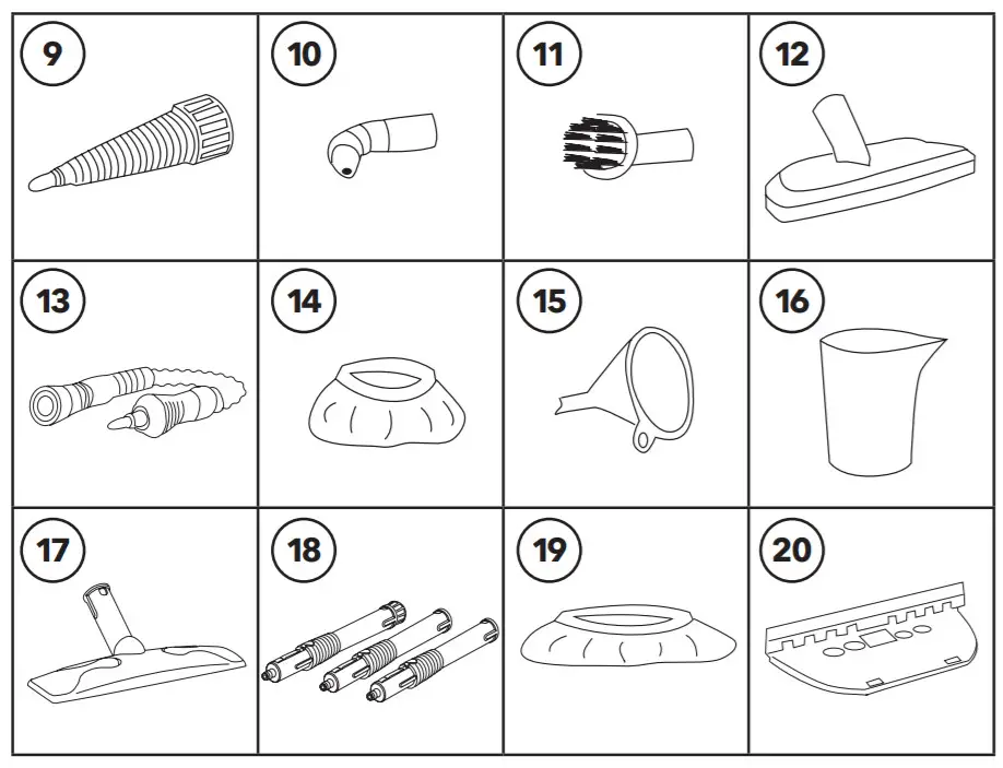 PAL-SC01 Steam Cleaner Power XL - Accessories2