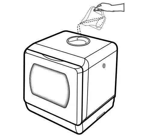 AIRMSEN AE TDQR03 Complete Portable Countertop Dishwasher - Figure 10