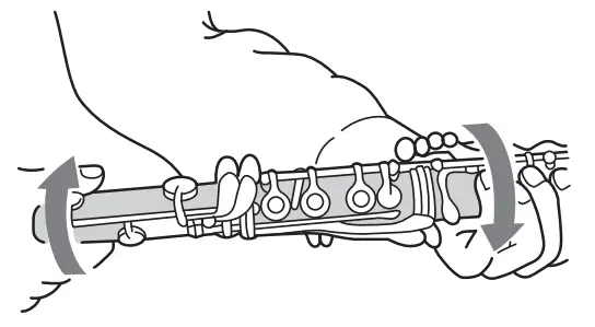 YAMAHA YCL-631 Professional Eb Alto Clarinet Assembly