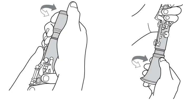 YAMAHA YCL-631 Professional Eb Alto Clarinet Assembly
