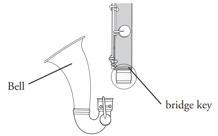 YAMAHA YCL-631 Professional Eb Alto Clarinet Assembly