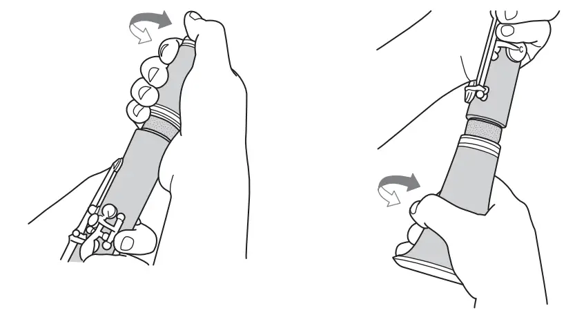 YAMAHA YCL-631 Professional Eb Alto Clarinet Assembly