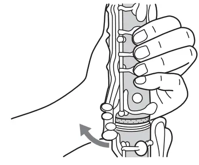 YAMAHA YCL-631 Professional Eb Alto Clarinet Assembly