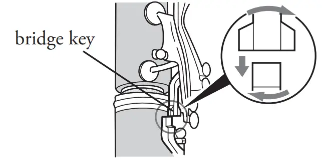 YAMAHA YCL-631 Professional Eb Alto Clarinet Assembly