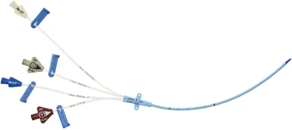 CAN-45854-XPCN1A Pressure Injectable Arrowg+ard Blue Plus Four-Lumen CVC Kit