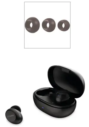 PHILIPS TAT1235BK N Ear True Wireless Headphones - fig