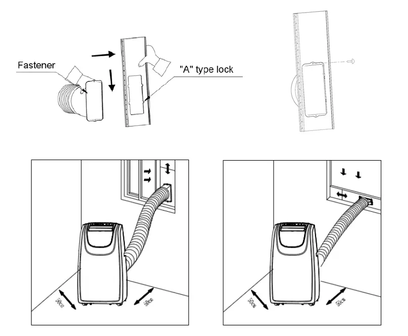 AIREMAX APE514C Portable Air Conditioner with Remote Control FIG (9)