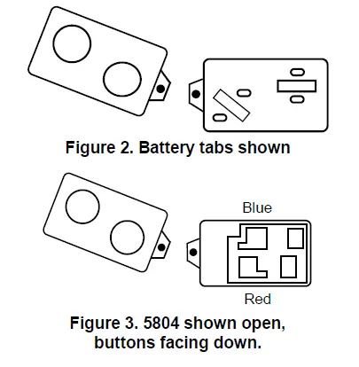 Honeywell Ademco 5804 Wireless Key Transmitter fig (3)