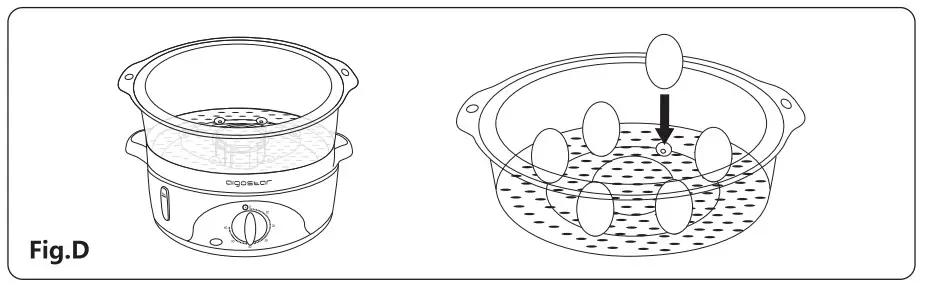 aigostar 300005CFO Food Steamer - Cooking