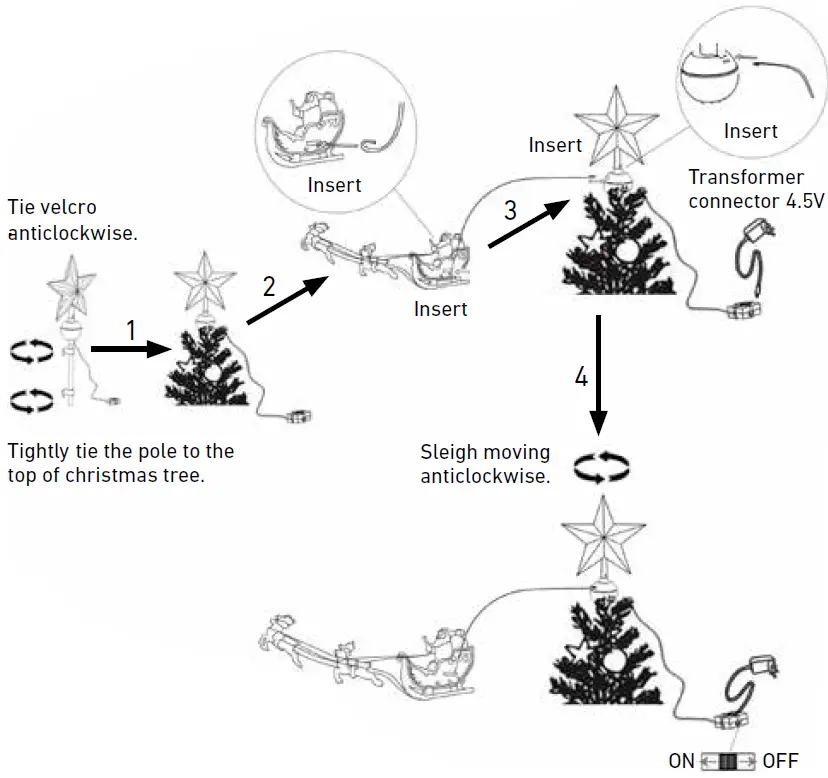 RUSTA 772701250101 Tree Top Star 02