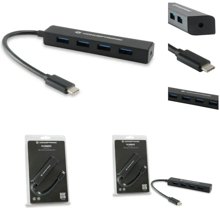 CONCEPTRONIC CTC4USB3 4 Port USB 3 0 Hub