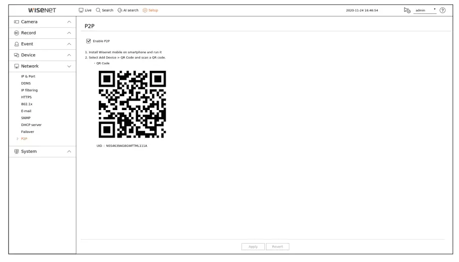 WISeNeT XRN 420S Network Video Recorder-fig18