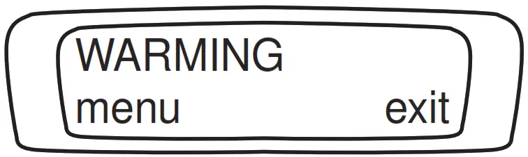 ResMed HumidAire 3i - menu