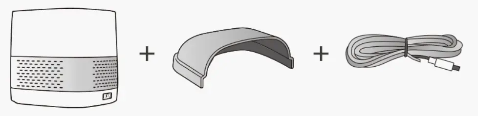 LUFTQI 30502 C15 Luft Cube Portable Air Purifier - Fig 1