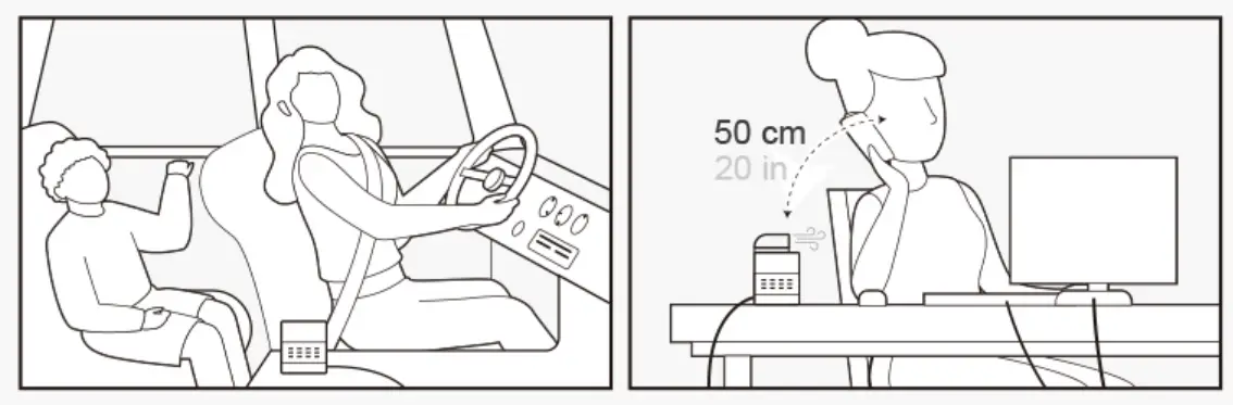 LUFTQI 30502 C15 Luft Cube Portable Air Purifier - Fig 10