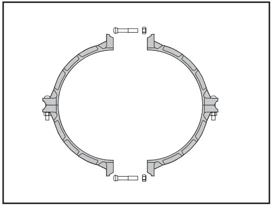 SHURJOINT 7705H Heavy Duty Ductile Iron Flexible Coupling - FIGURE 10
