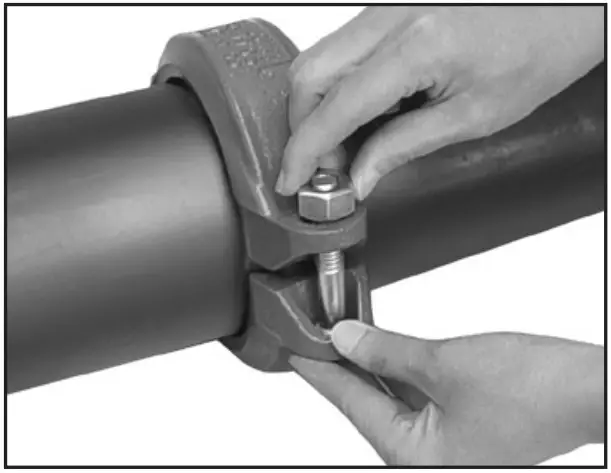 SHURJOINT 7705H Heavy Duty Ductile Iron Flexible Coupling - FIGURE 8