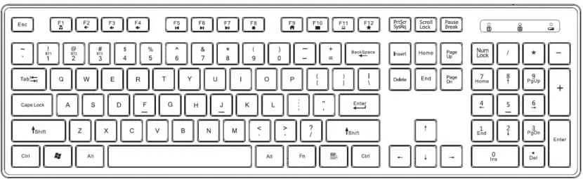 anko 43136629 Bluetooth Keyboard-FIG1