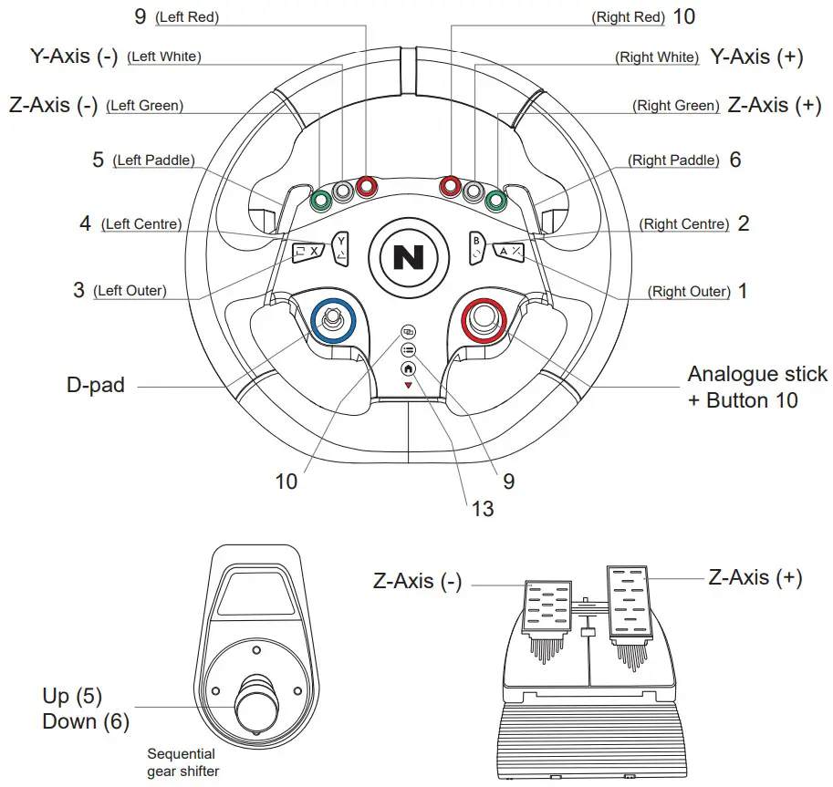 NiTHO DRIVE PRO ONE One Gaming Racing Wheel - Figure 13