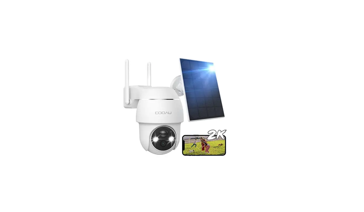 Cooau Q02 Solar Powered Outdoor Wireless Security Cameras User Guide