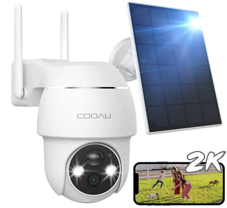 COOAU-Q02-Solar-Powered-Outdoor-Wireless-Security-Cameras-Product
