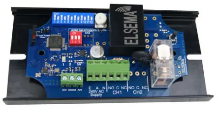 ELSEMA PCR43301RE Garage Door Receiver - Wiring Diagram12