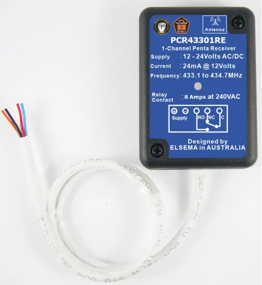 ELSEMA PCR43301RE Garage Door Receiver