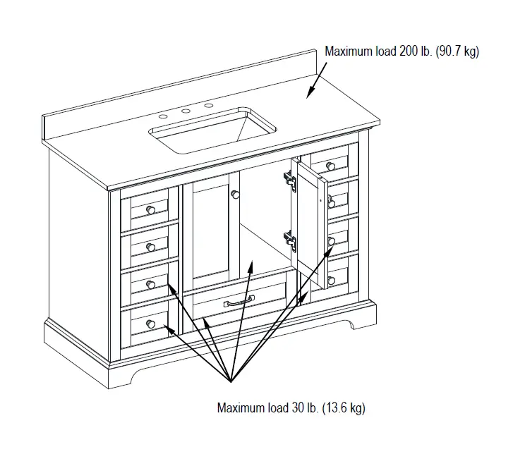 HOME-DECORATORS-COLLECTION-HDTD48VW-48-Inch-White-Vanity-User-Manual-fig-1