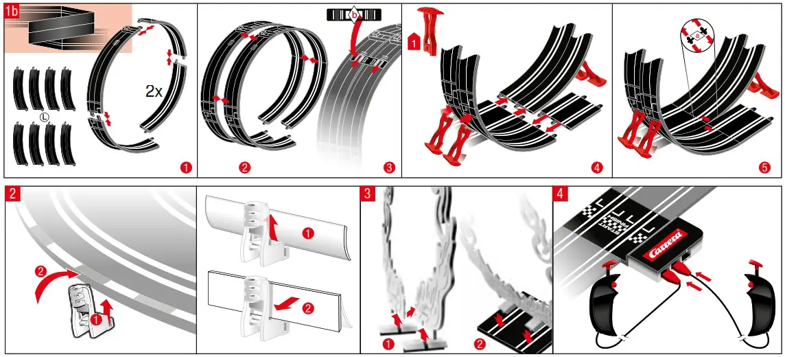 Carrera GO 20062553 Hot Wheels 6 4 Starter Kit - overview 3