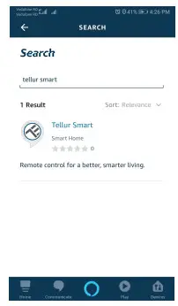 TELLUR TLL331131 - TLL331141 WiFi LED Ceiling -search bar.