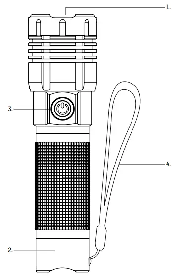 ANSMANN-PRO-3000R-High-Quality-Rechargeable-Tactical-Flashlight-fig 3