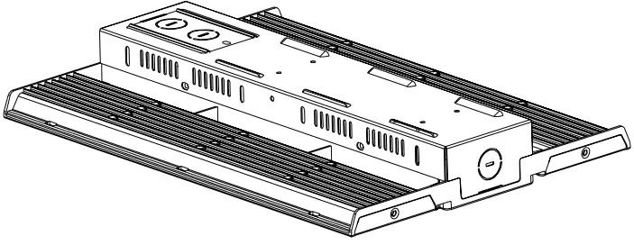 NICOR 100W Hml Mini Led High Bay-FIG5