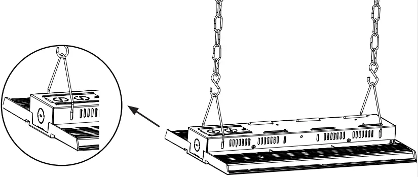 NICOR 100W Hml Mini Led High Bay-FIG6