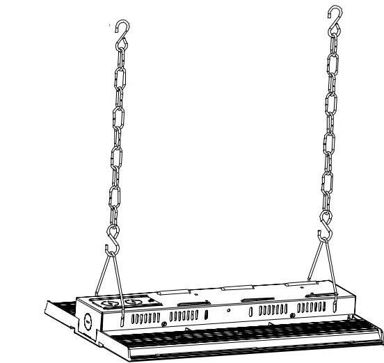 NICOR 100W Hml Mini Led High Bay-FIG7