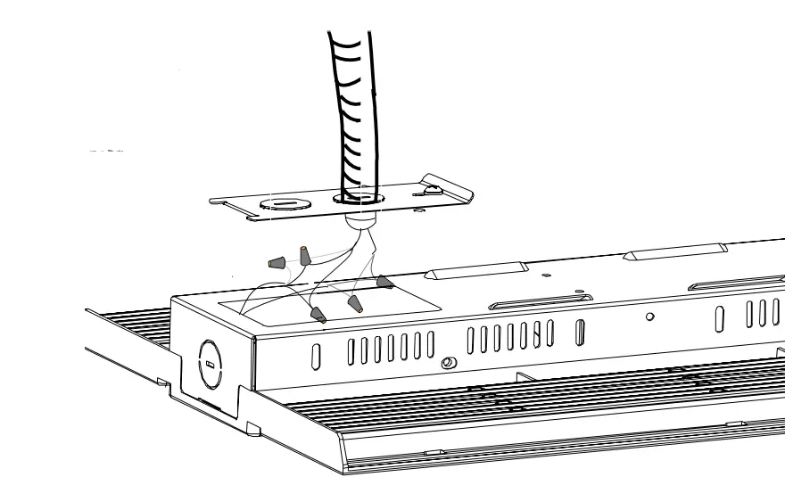 NICOR 100W Hml Mini Led High Bay-FIG8