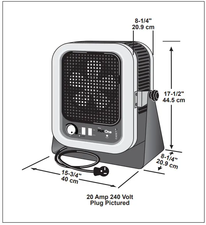 CADET The Hot One Garage Heater -