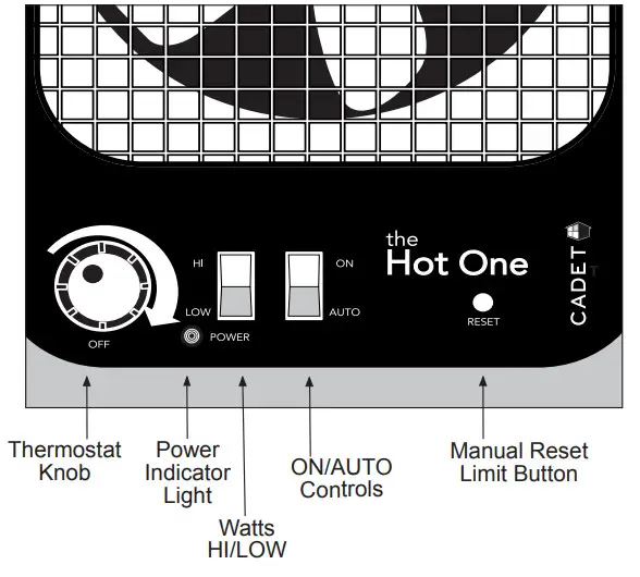 CADET The Hot One Garage Heater -The Hot