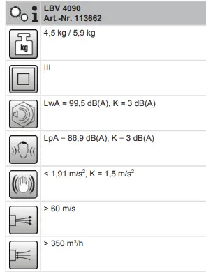 AL-KO LBV 4090 Cordless Leaf Blower Vacuum - 16