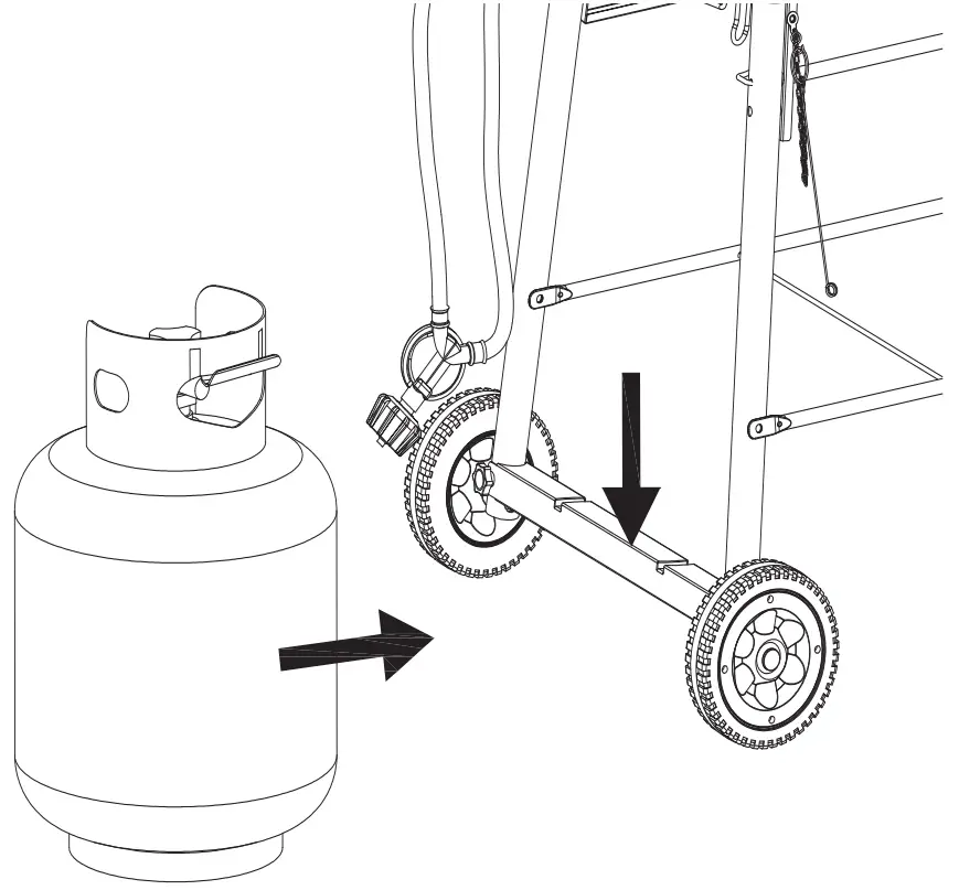 Installing LP Gas Tank